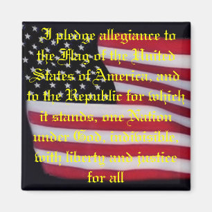 USA flagga med pantmagnet Magnet