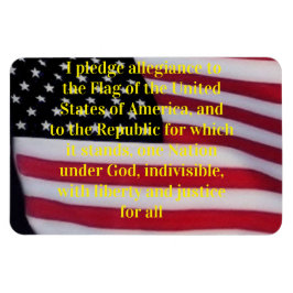 USA flagga med pantmagnet Magnet