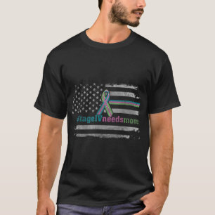 USA flagga Metastaserande bröstcancer - behandling T Shirt