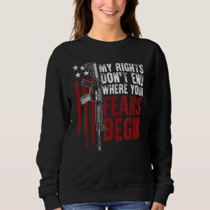 USA flagga mina Höger slutar inte där era farhågor T Shirt