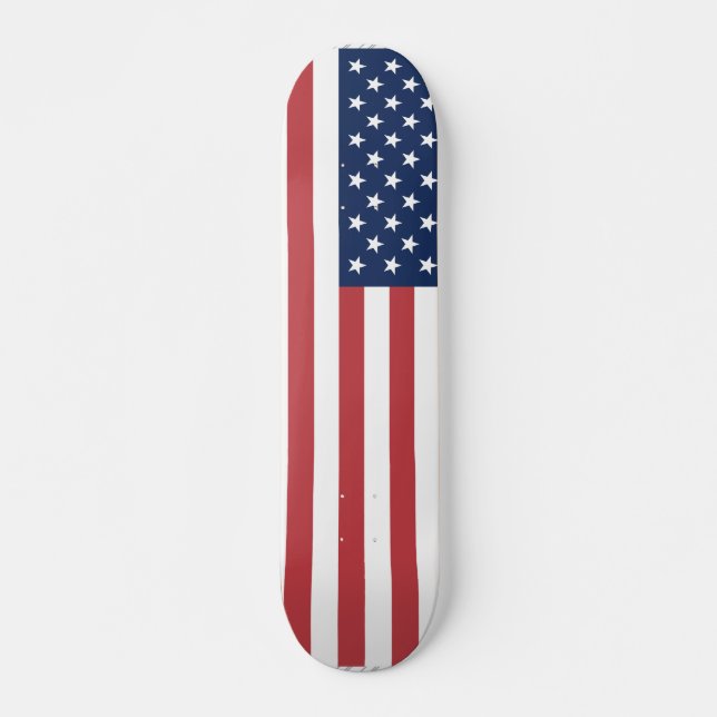 USA flagga Mini Skateboard Bräda 18,7 Cm (Framsida)