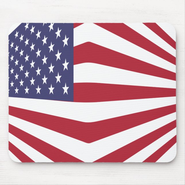 USA flagga Mousepad Musmatta (Framsidan)