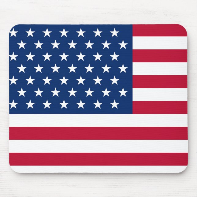 USA flagga Mousepad Musmatta (Framsidan)