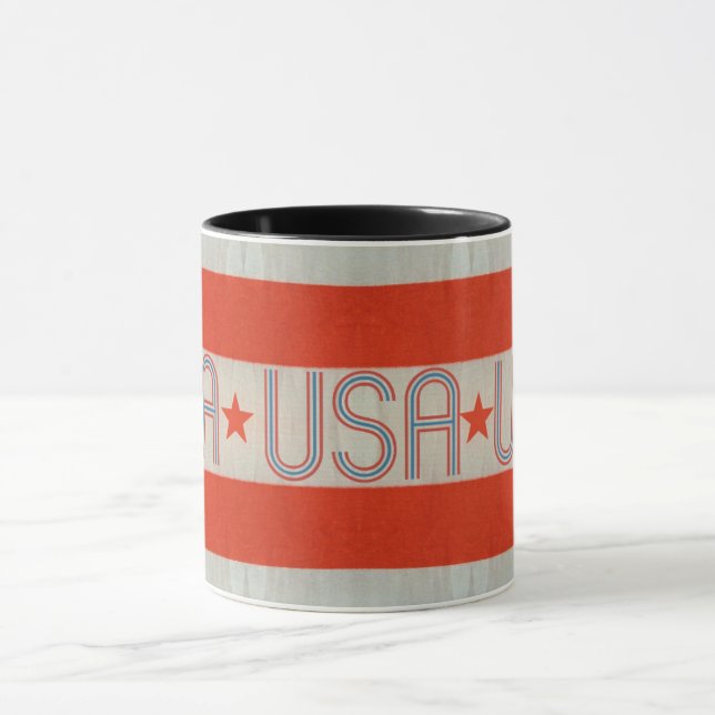 USA flagga Mugg (Center)