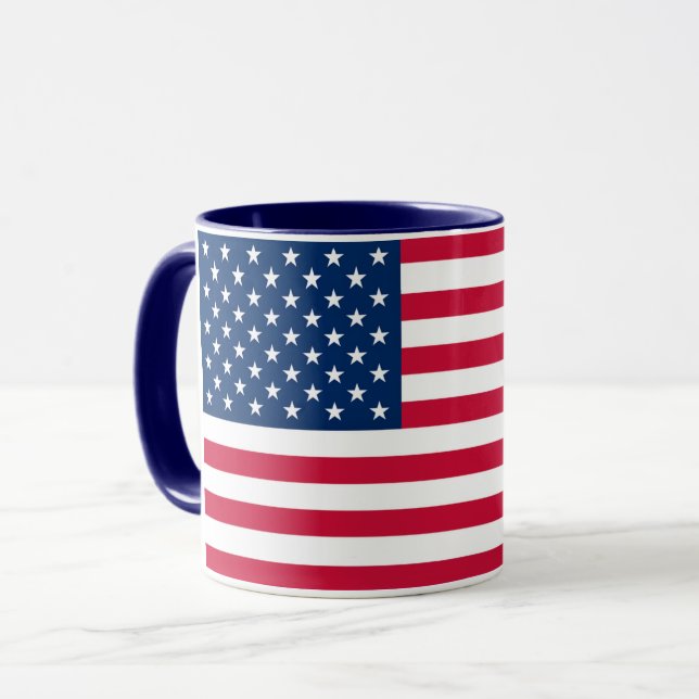 USA flagga Mugg (Framsida vänster)