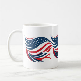 USA FLAGGA MUGG