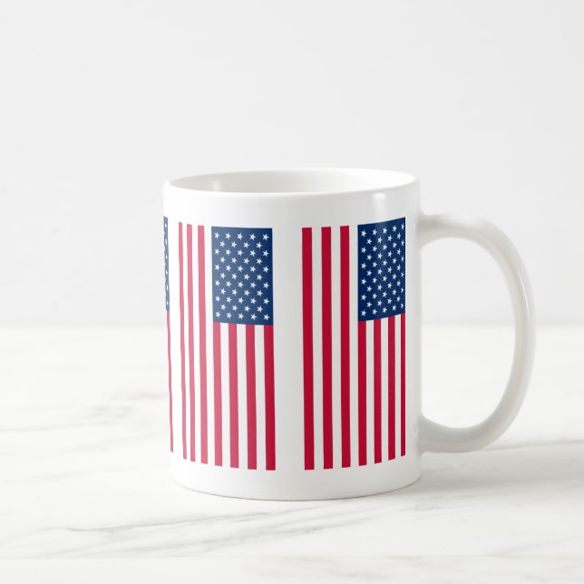 USA flagga Mugg Patriotic American Flaggor Gift (Höger)