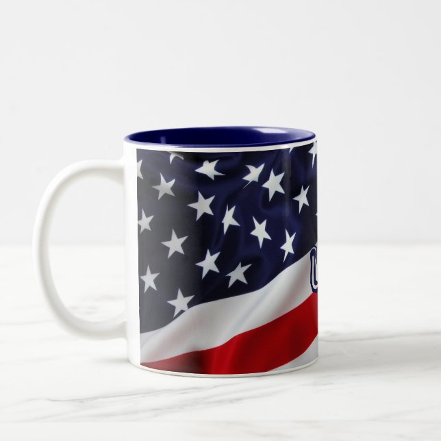 USA flagga Mugg Stars och stripes Red, White, Blue (Vänster)