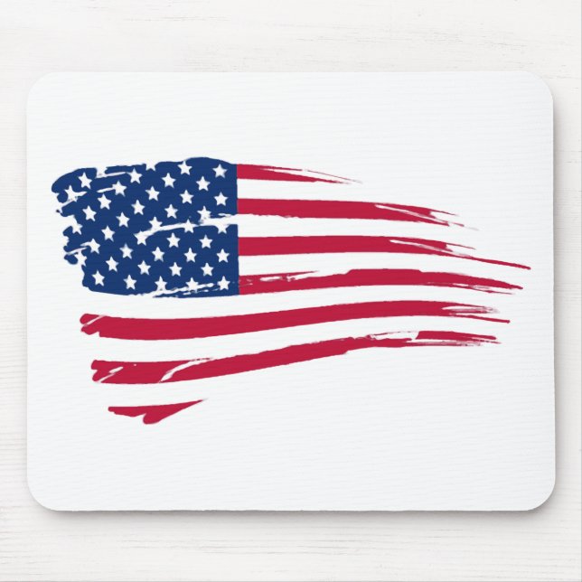 USA FLAGGA MUSMATTA (Framsidan)