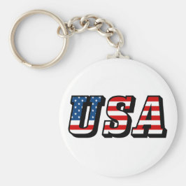 USA flagga Nyckelring