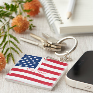 USA Flagga Nyckelring
