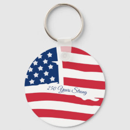 USA Flagga Nyckelring