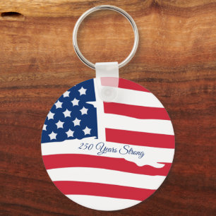 USA Flagga Nyckelring