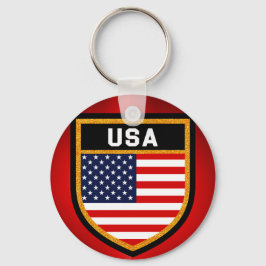 USA flagga Nyckelring