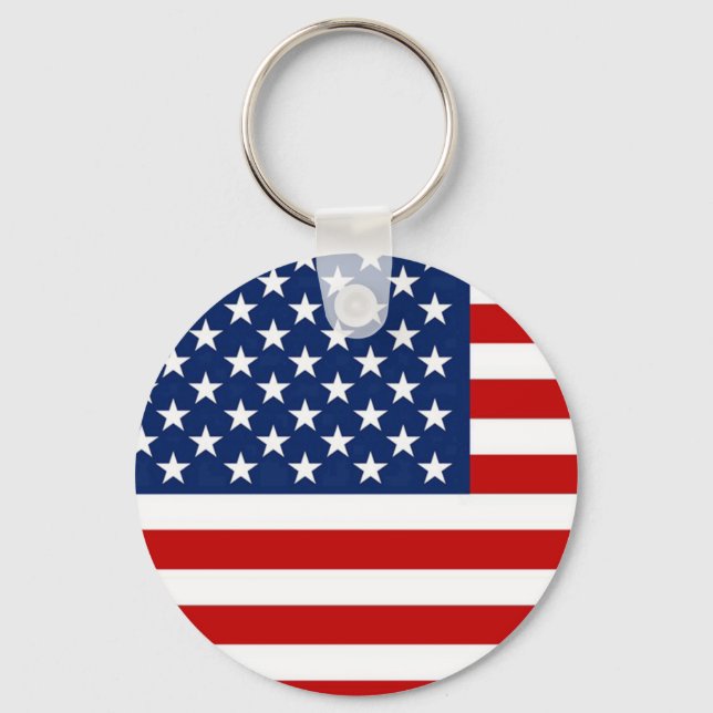 USA flagga Nyckelring (Framsida)