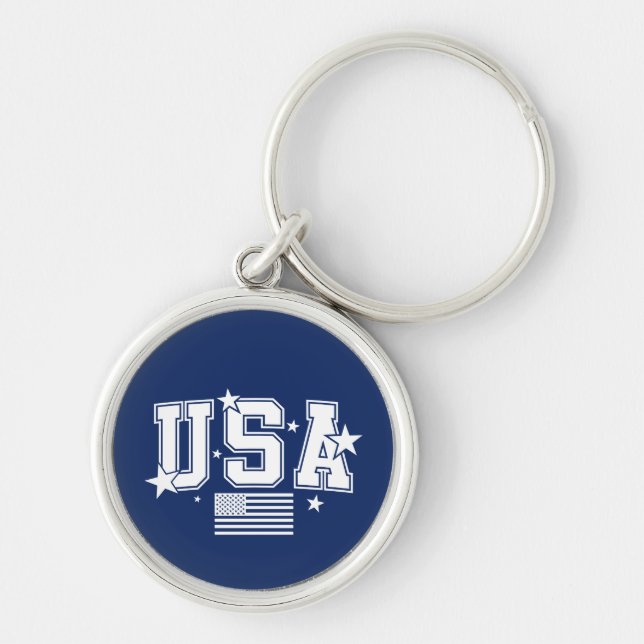 USA Flagga Nyckelring (Framsidan)