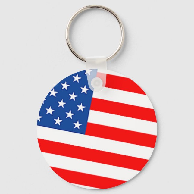 USA flagga Nyckelring (Framsida)