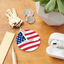 USA Flagga Nyckelring