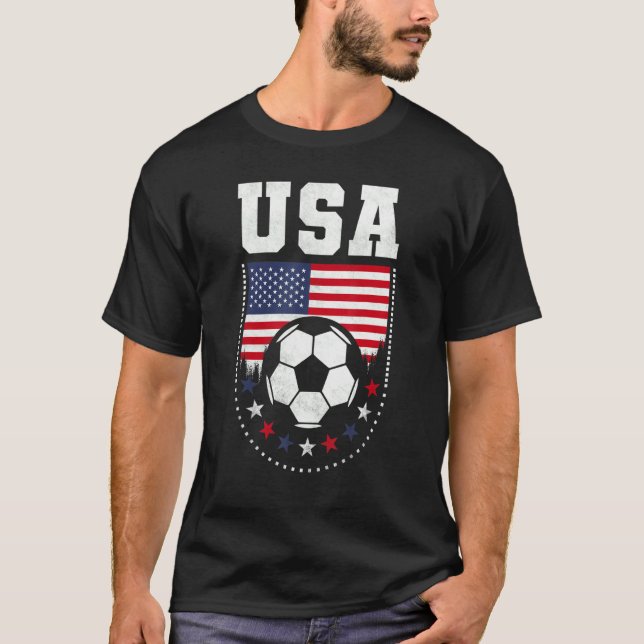 USA flagga Ocer Fläkt T Shirt (Framsida)