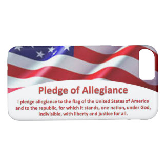 USA flagga och Allegiance iPhone 8 Fodral