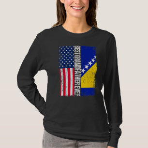 USA flagga och Bosnien och Hercegovina, Flagga, bä T Shirt