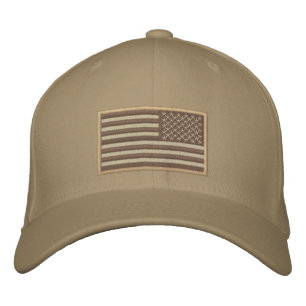 USA-Flagga omvänd öken Broderad Keps