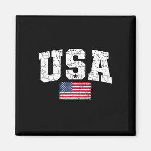 USA flagga Patriotic 4:e juli Amerikanska dagen Magnet