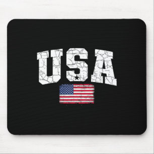 USA flagga Patriotic 4:e juli Amerikanska dagen Musmatta