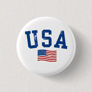 USA flagga Patriotic 4th of july Knapp