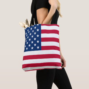 USA flagga Patriotic American Flagga Stars och str Tygkasse
