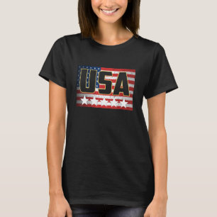 USA flagga Patriotic American T Shirt