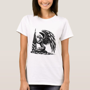 USA flagga Patriotic Art T Shirt