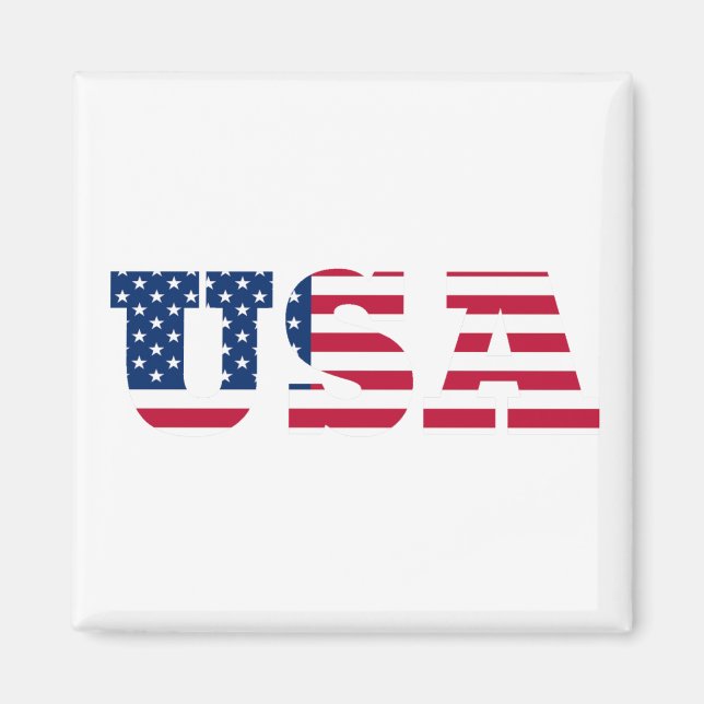 USA flagga Patriotic Magnet (Framsidan)