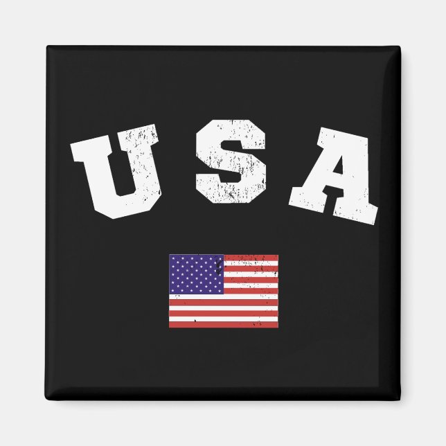 USA flagga Patriotic Magnet (Framsidan)