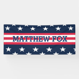 USA flagga 🇺 🇸 Patriotic Stars & Rand Monogram