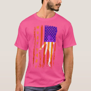 USA Flagga Patriotic Thailand Martial Art Muay Tha T Shirt