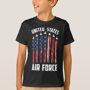 USA Flagga Patriotisk 4:e Juli Mäns Förenta Stater T Shirt