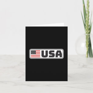 USA Flagga Patriotiska Amerikaner Stolthet USA Kort