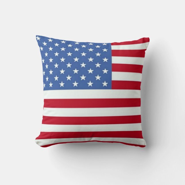USA flagga Pillow Kudde (Framsida)
