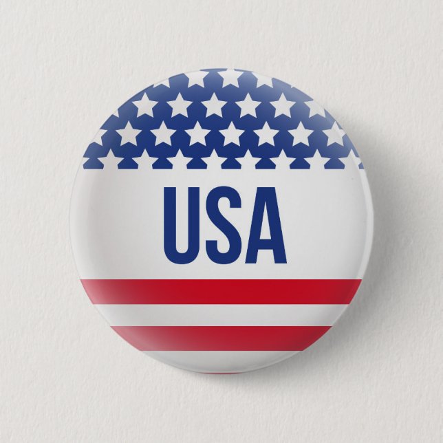 USA flagga Pin Knapp (Framsida)
