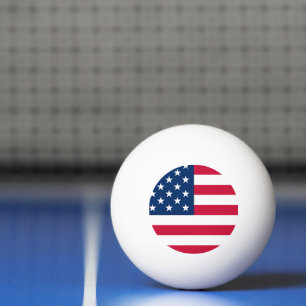 USA flagga Ping Pong Boll American Patriotic