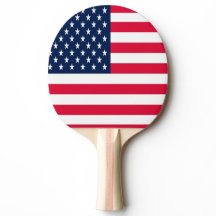 USA flagga Ping Pong Paddle