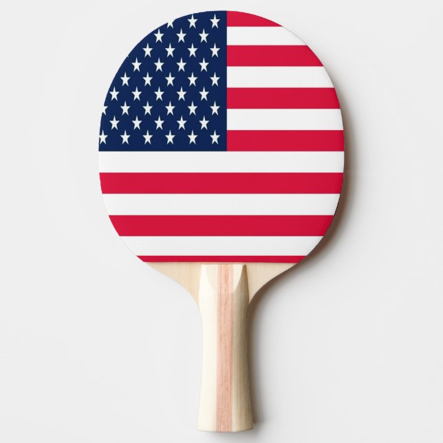 USA flagga Ping Pong Paddle Pingisracket (Framsidan)