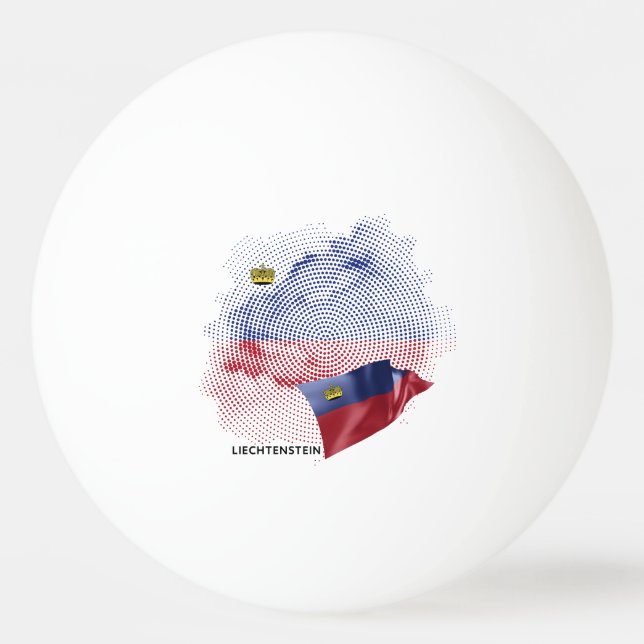 USA-flagga Pingisboll (Framsidan)