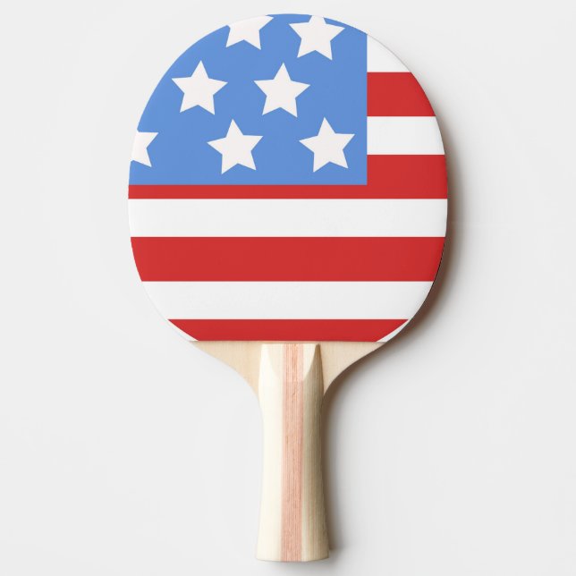 USA flagga Pingisracket (Framsidan)