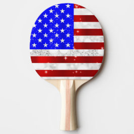 USA flagga Pingisracket
