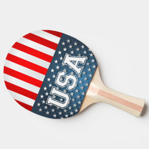 USA flagga Pingisracket