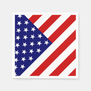 USA flagga pncn Pappersservett