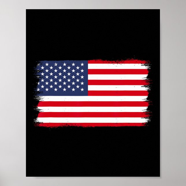 USA-flagga  Poster (Framsidan)