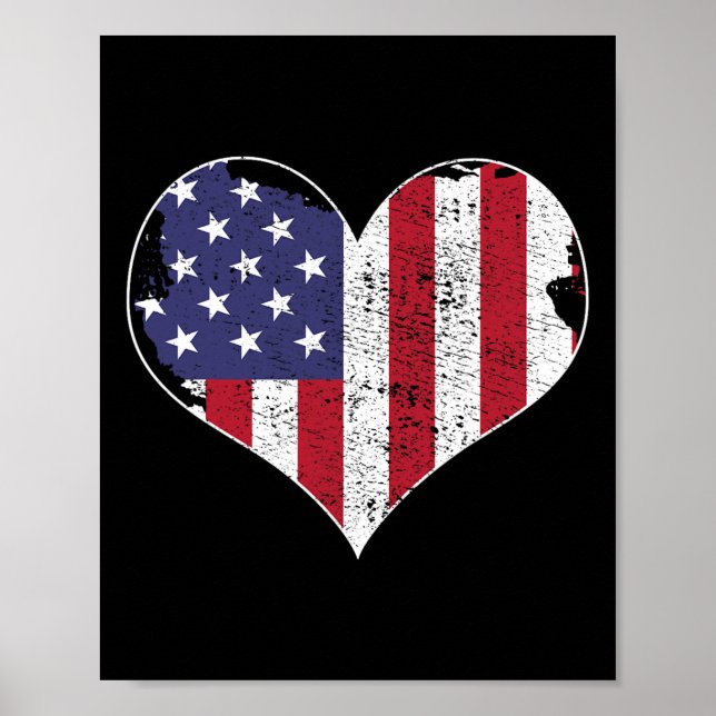 USA flagga Poster (Framsidan)